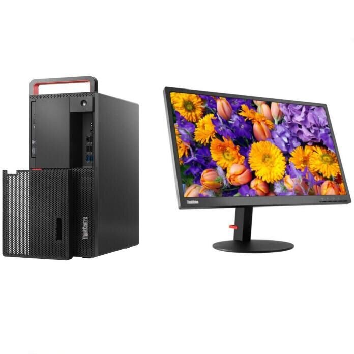 联想/Lenovo ThinkCentre M920t-F123 +ThinkV...