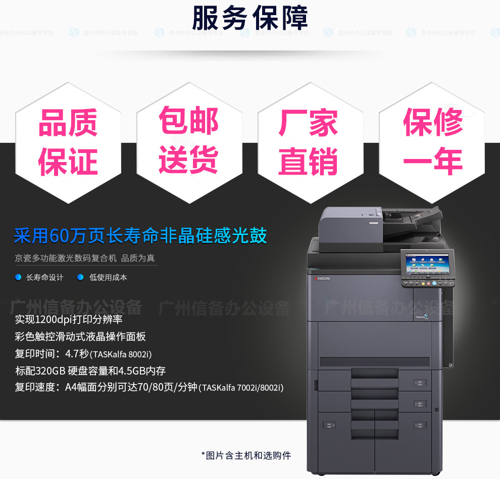 京瓷7002i/8002i高速数码复合机(图1)